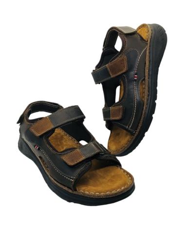 ZEN SANDALIA PIEL HOMBRE 3604 MARRON