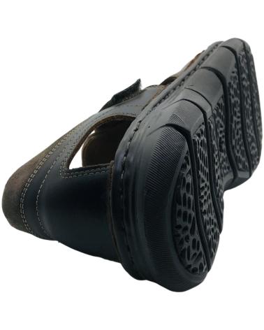 ZEN SANDALIA PIEL HOMBRE 7402 MARRON