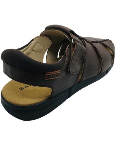 BAERCHI SANDALIA PIEL HOMBRE 8402 MARRON