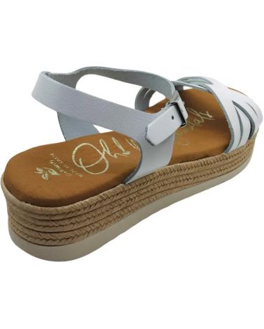 OH MY SANDALS SANDALIA PIEL MUJER 5690 BLANCO