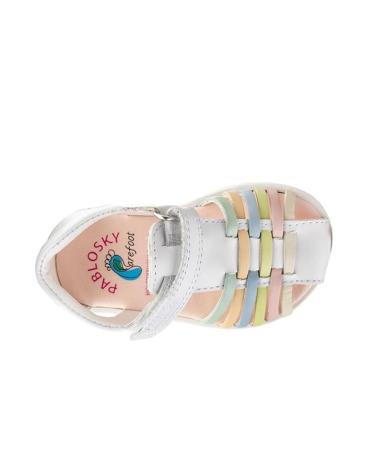PABLOSKY SANDALIAS BAREFOOT NINA 054900 BLANCO