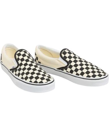 VANS OFF THE WALL ZAPATILLAS CHECKERBOARD CLASSIC SLIP-ON BLANCO