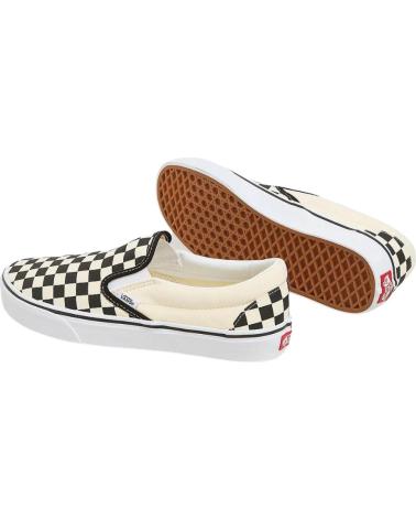 VANS OFF THE WALL ZAPATILLAS CHECKERBOARD CLASSIC SLIP-ON BLANCO