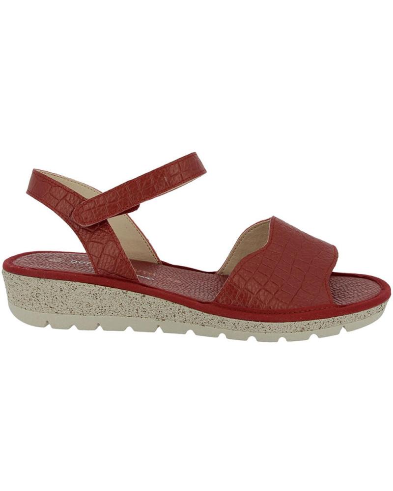 D`CUTILLAS SANDALIA DE MUJER DOCTOR CUTILLAS 35325 AUTOADHERENTE ROJO
