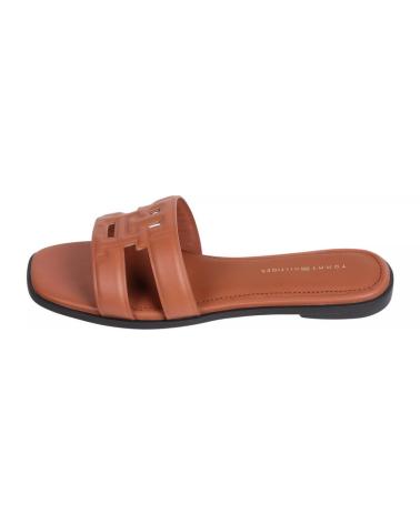 TOMMY HILFIGER SANDALIA TOMMY BARK CUERO