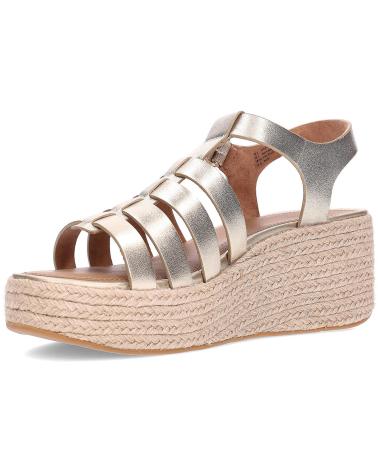 FITFLOP SANDALIAS PARA MUJER PLATFFORMS ESPADRILLE JF5 PLATINO