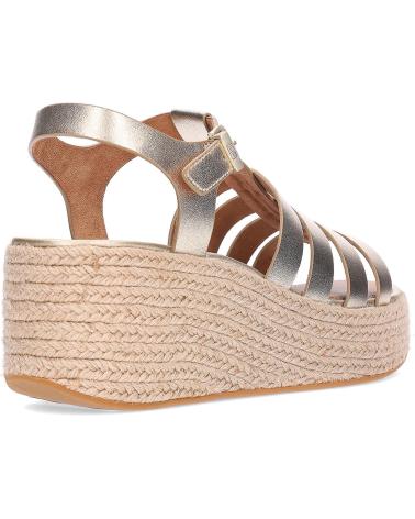 FITFLOP SANDALIAS PARA MUJER PLATFFORMS ESPADRILLE JF5 PLATINO
