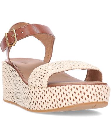 FITFLOP SANDALIAS CON CUNA PLATTFORMS WOVEN WEDGE JG1 TANIVORY