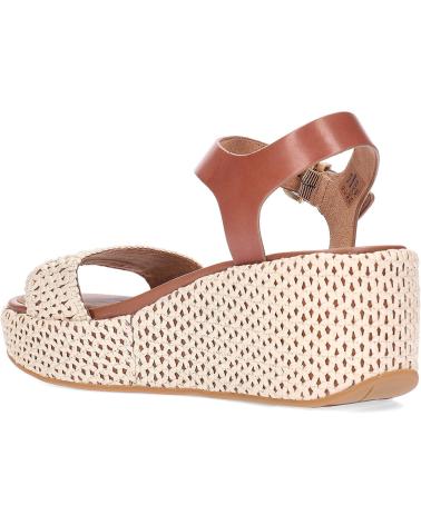 FITFLOP SANDALIAS CON CUNA PLATTFORMS WOVEN WEDGE JG1 TANIVORY
