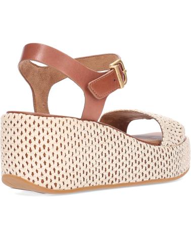 FITFLOP SANDALIAS CON CUNA PLATTFORMS WOVEN WEDGE JG1 TANIVORY
