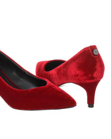 GUESS ZAPATOS DE TACON CON PUNTERA EN PICO FLBO23FAB08 PARA MUJER ROJO