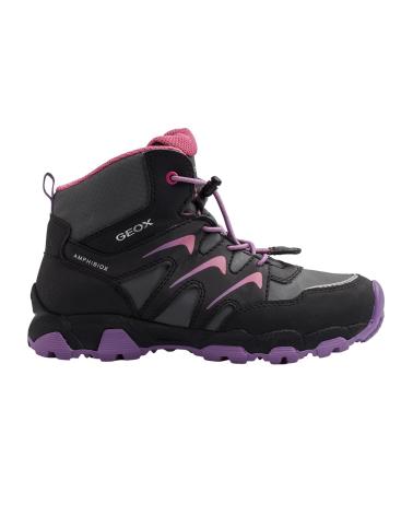 GEOX BOTAS IMPERMEABLES AMPHIBIOX J264LB-054FU PARA NINA NEGRO-ROSA