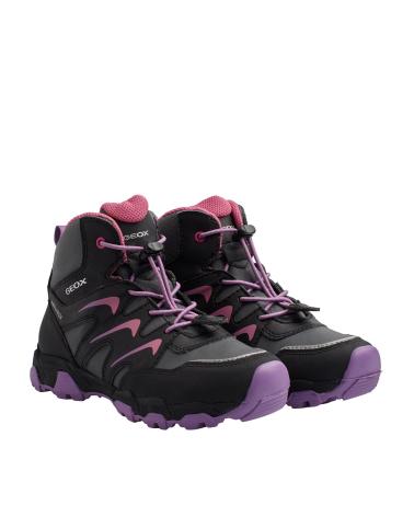 GEOX BOTAS IMPERMEABLES AMPHIBIOX J264LB-054FU PARA NINA NEGRO-ROSA
