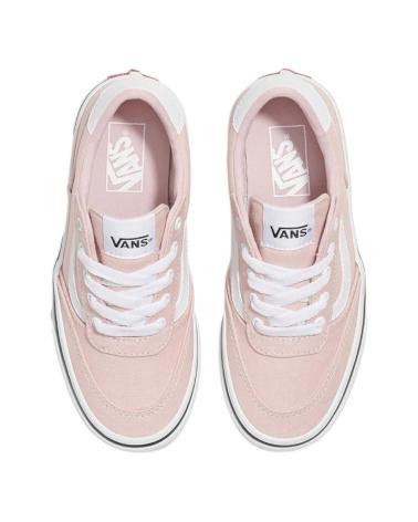VANS OFF THE WALL ZAPATILLAS VANS BROOKLYN LS SUEDE CANVAS SEPIA VN000D8S ROSA