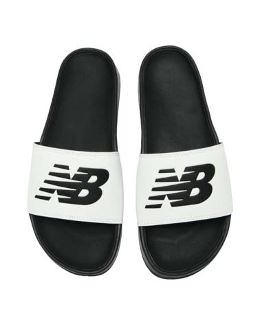 Chanclas de Hombre NEW BALANCE CHANCLAS SUF 200 NEGRO FLIP FLOPS SUF200B3 BLANCO