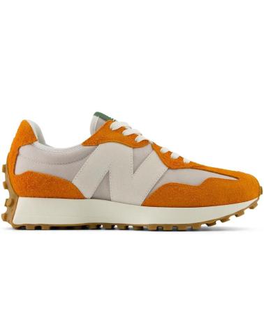 Deportivas de Hombre NEW BALANCE ZAPATILLAS 327 NARANJA SNEAKER U327SA GRIS