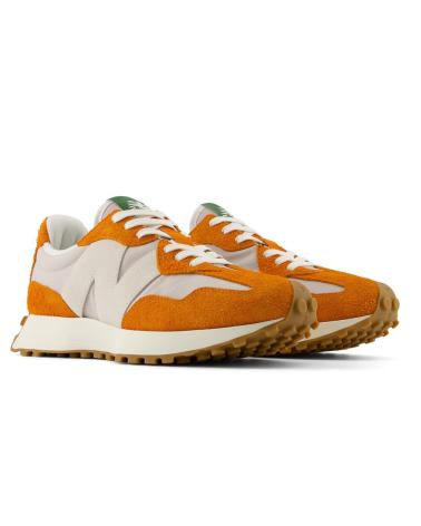 Deportivas de Hombre NEW BALANCE ZAPATILLAS 327 NARANJA SNEAKER U327SA GRIS