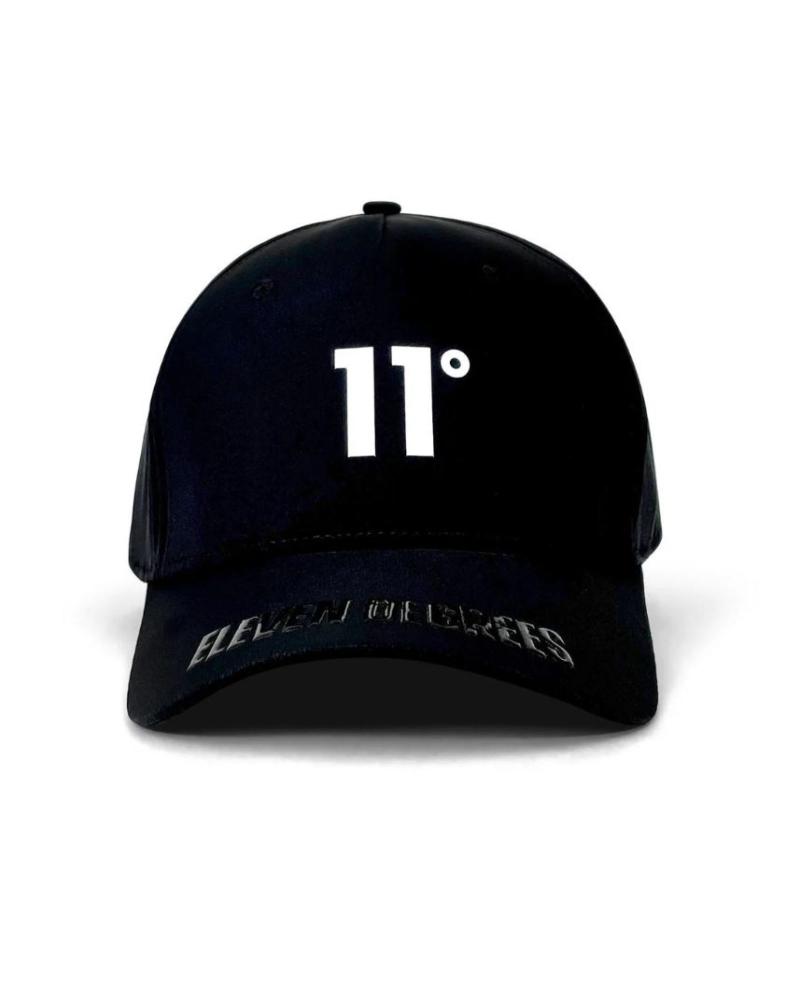 11 DEGREES MODELO BASEBALL CAP - BLACK NEGRO