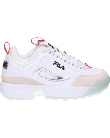 Sapatos Desportivos FILA  de Mulher FFW0177 13070 DISRUPTOR  WHITE SILVER