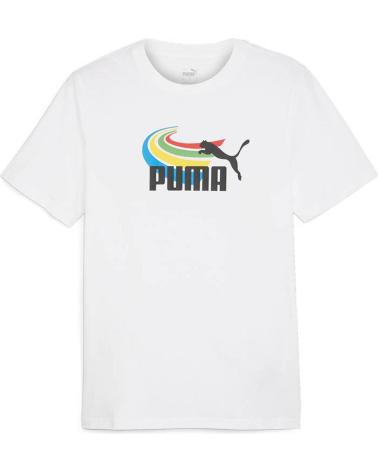 PUMA MODELO GRAPHICS SUMMER SPORTS TEE BLANCO