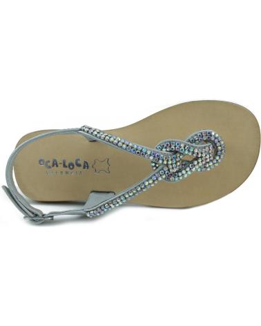 Sandali OCA LOCA SHOES  per Bambina OCA LOCA ESCLAVA VALENCIA SANDALIA  PLATA