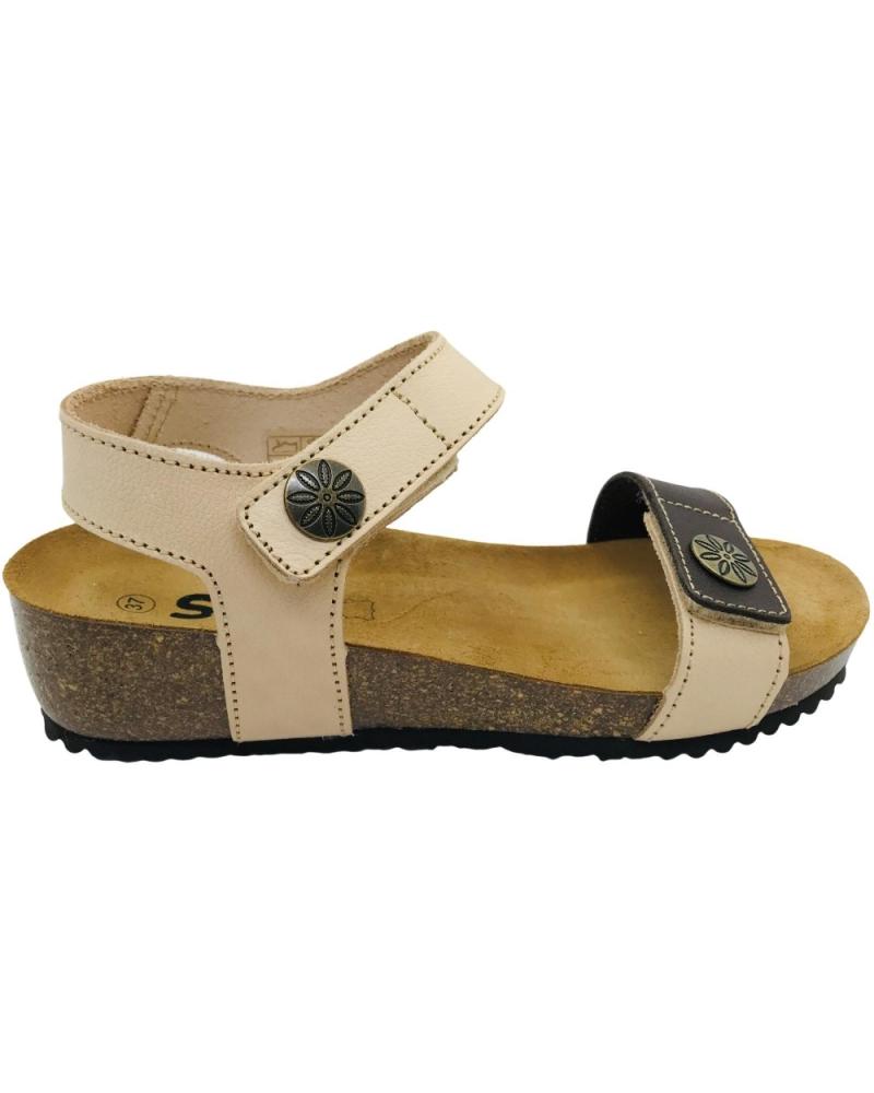 SPK SANDALIA PIEL MUJER 150 MARRON