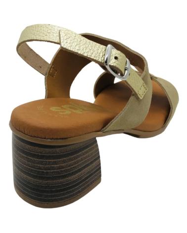 SPK SANDALIA TACON PIEL MUJER 2556 PLATINO