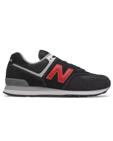 NEW BALANCE ML574HY2 NEGRO-ROJO