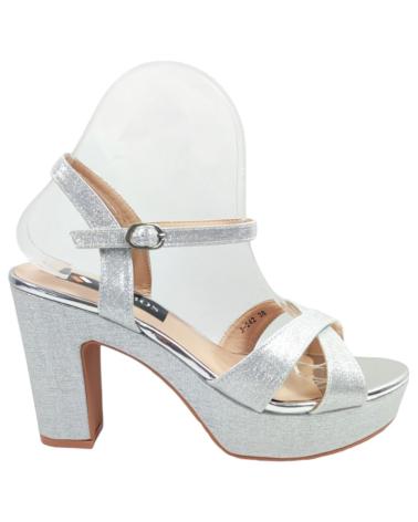 TIMBOS SANDALIA TACON FIESTA MUJER PLATA 131421 PLATEADO