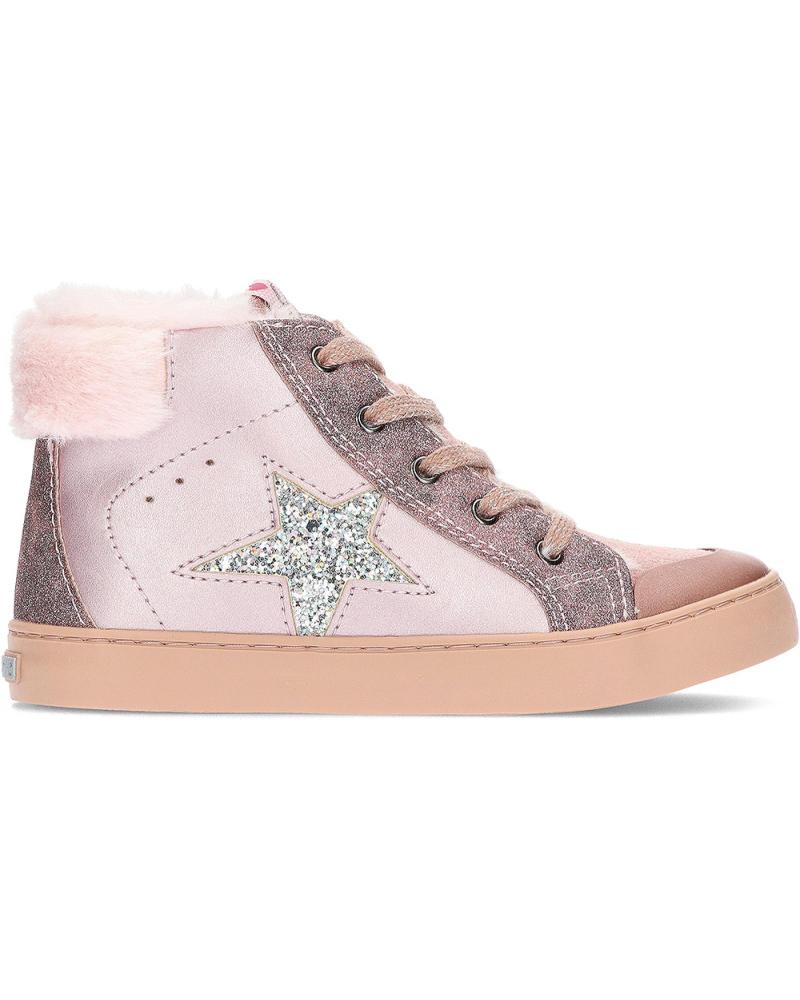 Botines de Niña PABLOSKY 970670 MICROFIBRA  GLITTER ROSA