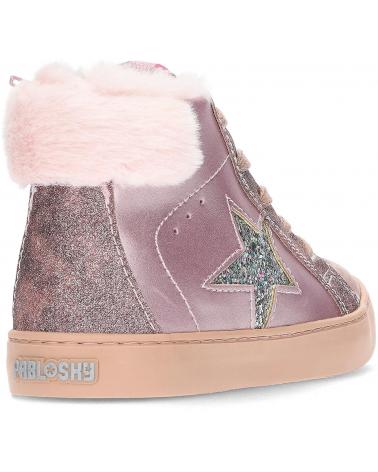 Botines de Niña PABLOSKY 970670 MICROFIBRA  GLITTER ROSA