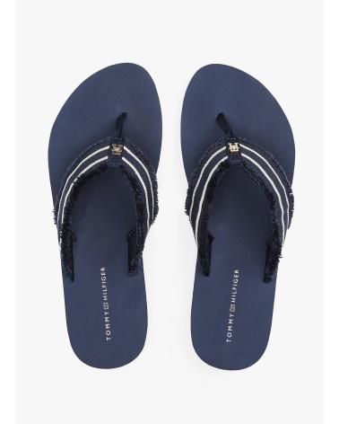 TOMMY HILFIGER TH WEBBING BEACH SANDAL MARINO