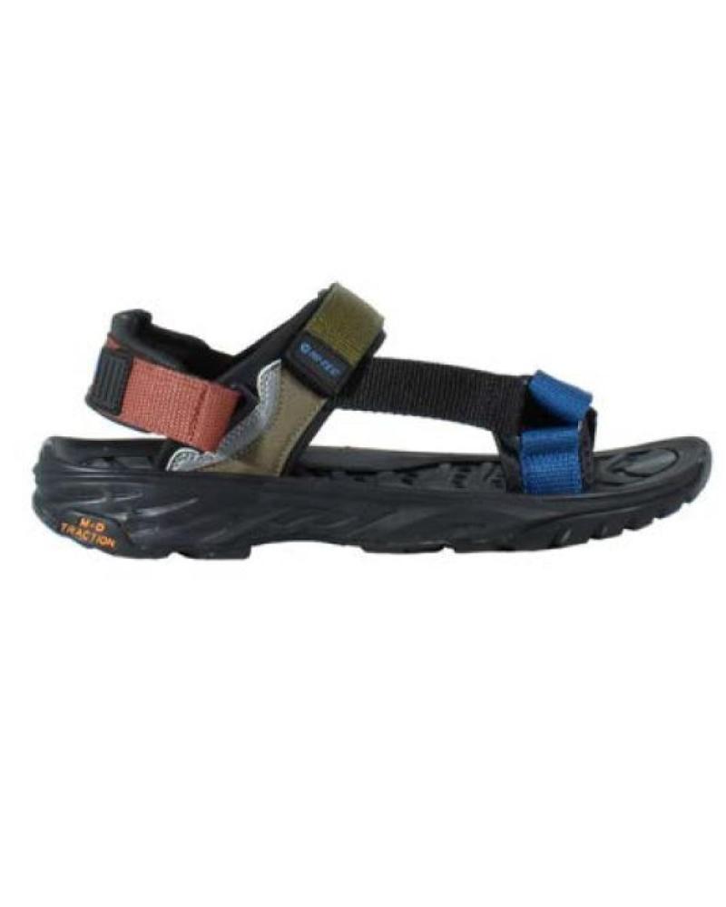 HI-TEC CHANCLAS BLACK-BAKED CLAY-DEEP LOGOON OLIVE