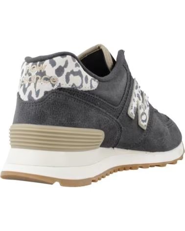 NEW BALANCE WOMEN SNEAKERS 574 WL574XE2 GREY LEOPARD PRINT XE2