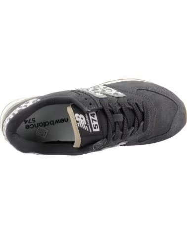 NEW BALANCE WOMEN SNEAKERS 574 WL574XE2 GREY LEOPARD PRINT XE2