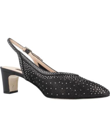 EZZIO SALONES MUJER ARGENTA MODELO 39201A COLOR  NEGRO