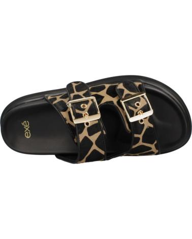 EXE SANDALIAS MUJER EXE MODELO HS53023 2 COLOR ANIMAL PRINT BEIG BEIGE