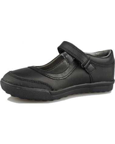 girl shoes GEOX COLEGIAL NINA CARNIVAL VIT LISCO  NEGRO