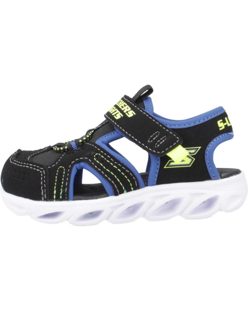 SKECHERS SANDALIAS NINO MODELO HYPNO-SPLASH COLOR NEGRO BLLM