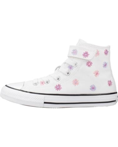 CONVERSE ZAPATILLAS NINA MODELO TENIS CHUCK TAYLOR 1V COLOR BLANCO WH WHTJLL