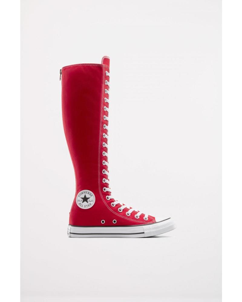 converse bota rojo