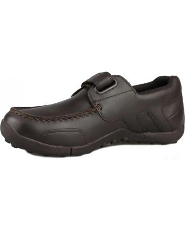 Zapatos GEOX  de Niño JW SNAKEN COLEGIAL NINO  MARRON