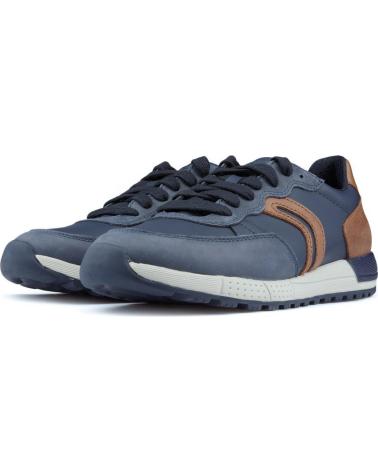 Sapatilhas de Menino GEOX ZAPATILLAS ALBEN NAVYCOGNAC