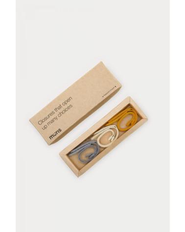 MURIS STRAPS MSTSKN TURNSCHUHE MIT WECHSELBÄNDERN UND MEHRFARBIGEN SCHNÜRSENKELN MSTSKN