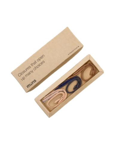 MURIS STRAPS NVYSND TURNSCHUHE MIT WECHSELBÄNDERN UND MEHRFARBIGEN SCHNÜRSENKELN NVYSND