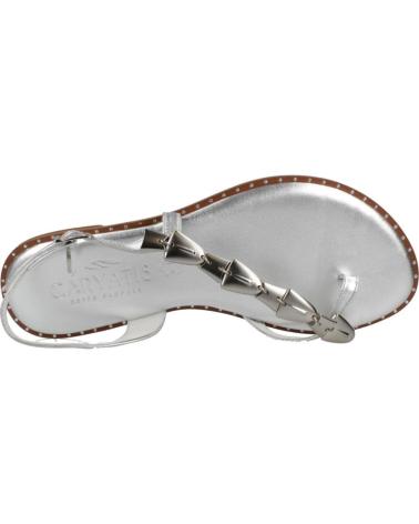 CARYATIS SANDALIAS MUJER MODELO 621606C COLOR PLATA SILVER