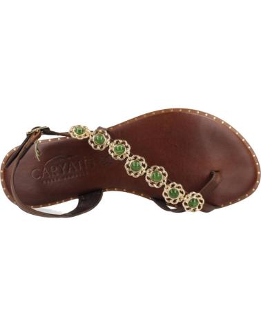 CARYATIS SANDALIAS MUJER MODELO 621626C COLOR MARRON BROWN