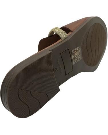 SPK SANDALIA PLANA PIEL MUJER 2507 CUERO