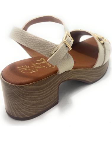 OH MY SANDALS SANDALIA PIEL HEBILLA TA BLANCO