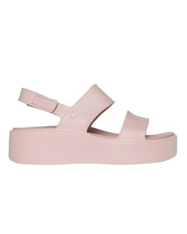 SKECHERS SANDALIAS PLANAS MUJER 111257 GRIS